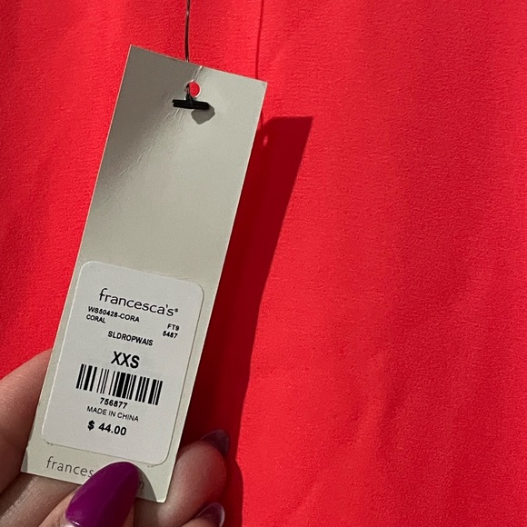 NWT coral summer dress - Picture 2 of 2